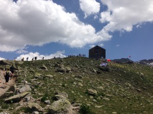 Final approach to Keschhutte - first peak