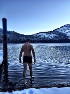 dipping a toe in the lake